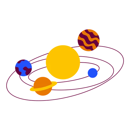 Solar system  Illustration