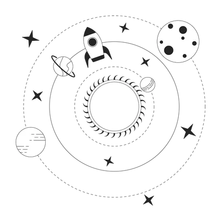 Solar system  Illustration