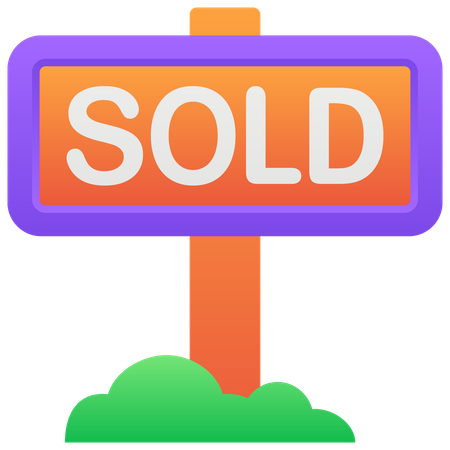 Sold Sign  Illustration