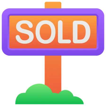 Sold Sign  Illustration