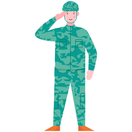 Soldat  Illustration