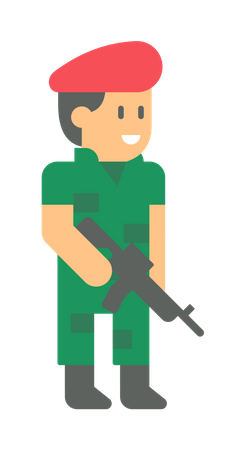 Soldat  Illustration