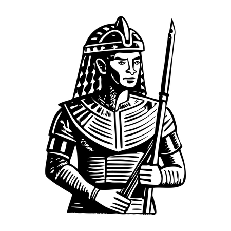 Soldat égyptien  Illustration