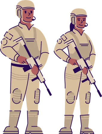 Soldiers Illustration
