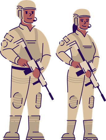 Soldiers  Illustration