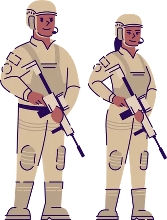 Soldiers  Illustration