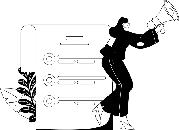 Solicitudes de empleo  Ilustración