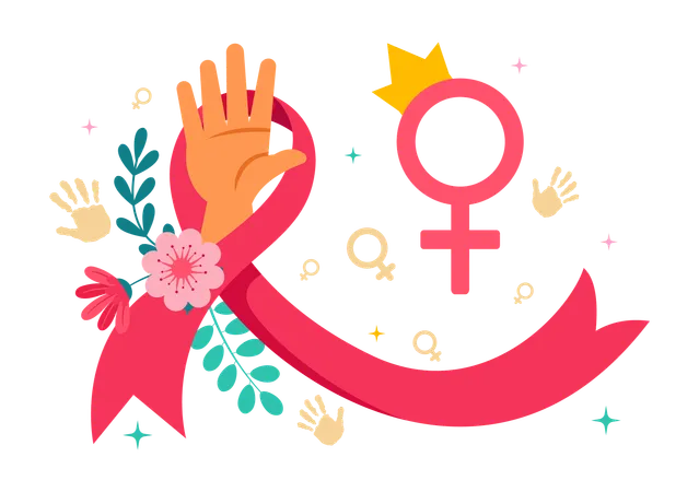 Solidarität für Frauen  Illustration