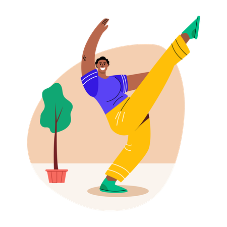 Solo dancer  Illustration