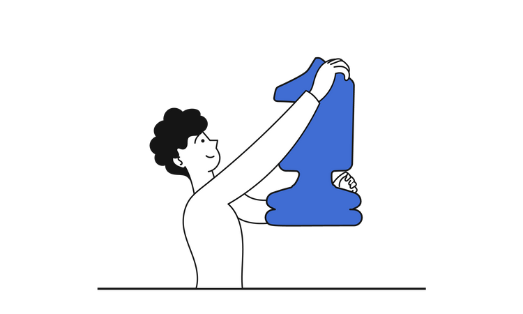Solution d'entreprise  Illustration