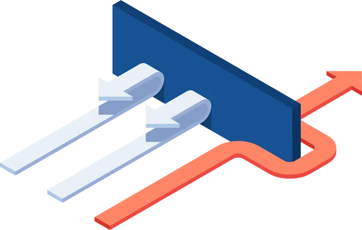 Solution d'entreprise  Illustration