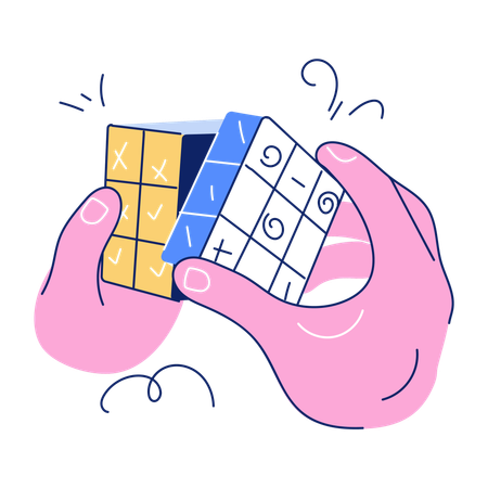 Solve Cube  Illustration