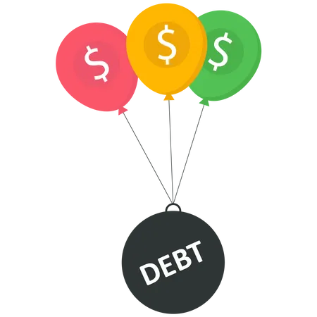 Solve debt problems  Illustration