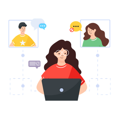 Solving customer complains  Illustration