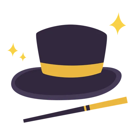 Sombrero mágico  Ilustración