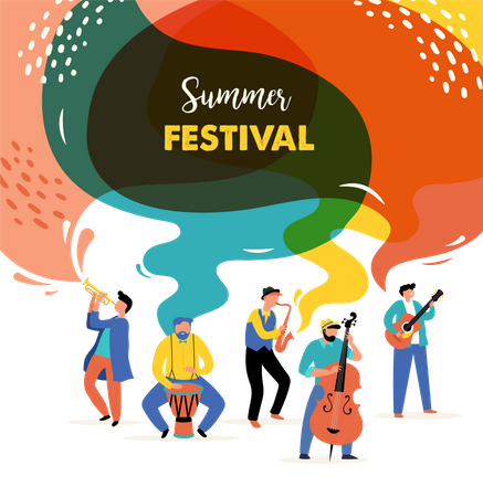 Sommermusikfestival  Illustration