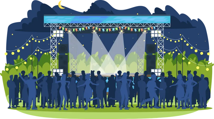 Sommermusikfestival  Illustration