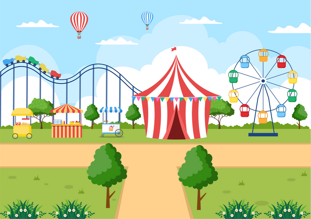 Sommerfest  Illustration