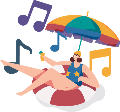 Song Enjoyment  Illustration