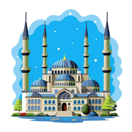 Sophia Mosque  Illustration