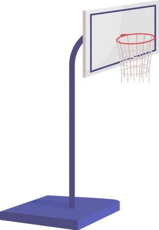 Soporte de aro de baloncesto  Ilustración