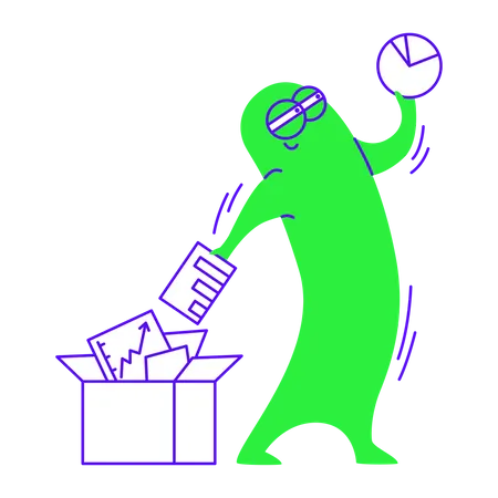 Sorting and analyzing statistics  Illustration