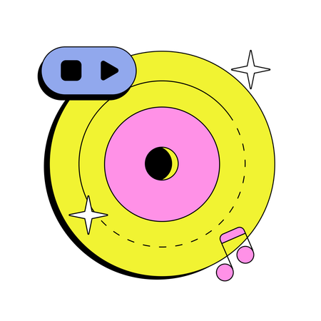Sound Disk  일러스트레이션