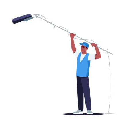 Sound engineer  Illustration