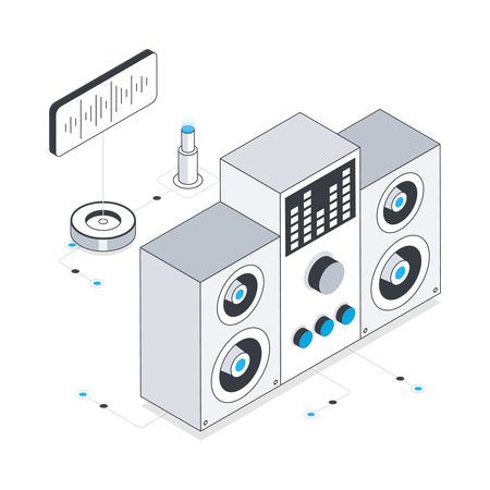 Sound System  Illustration