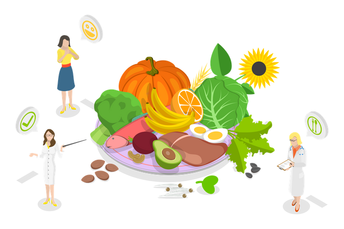 Sources de vitamine folate B9  Illustration