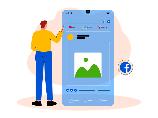 Social-Network-App  Illustration