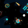 cosmic atmosphere illustration free download