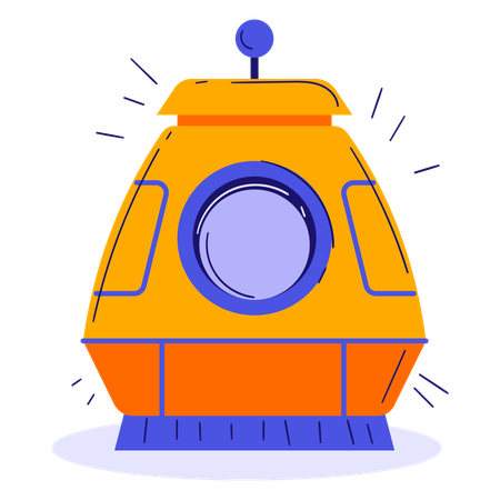 Space Capsule  Illustration