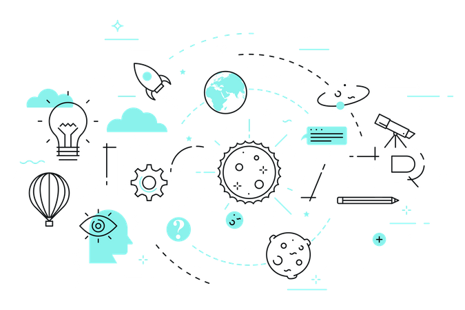 Space discover  Illustration
