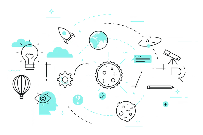 Space discover  Illustration