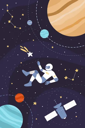 Space Discovery  Illustration