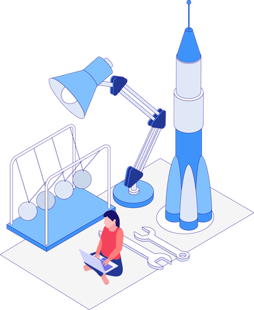 Space Education  Illustration