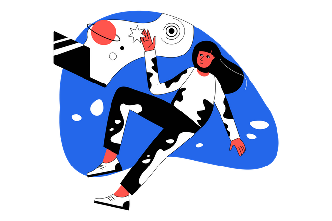 Space education  Illustration