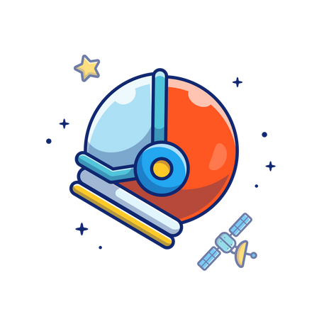 Space helmet  Illustration