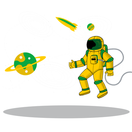 Space roaming  Illustration