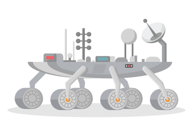 Space Robot Illustration