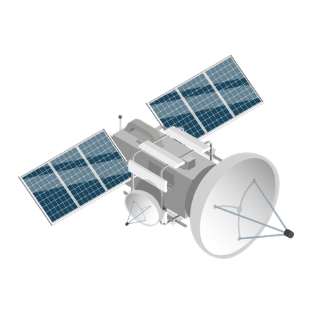 Space satellite  Illustration
