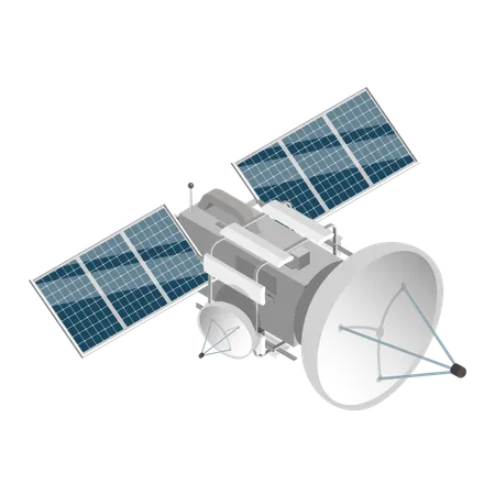 Space satellite  Illustration