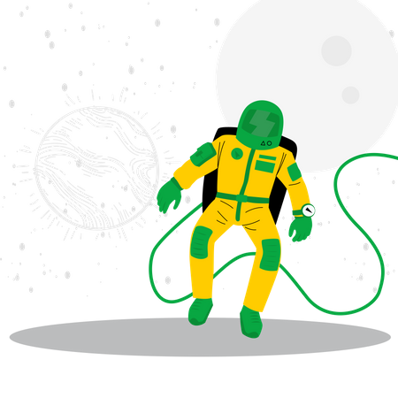 Space traveler  Illustration