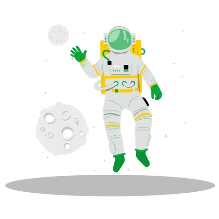 Spaceman  Illustration