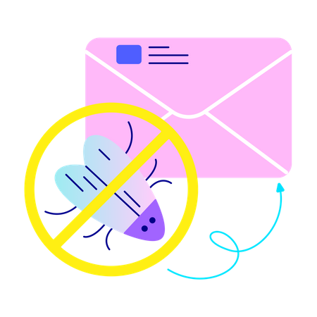 Spam Email  イラスト