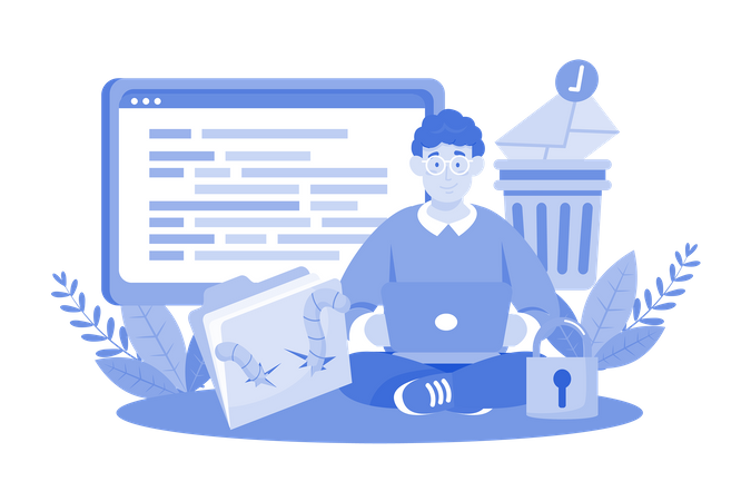 Spam filters protect users from unwanted emails  Illustration