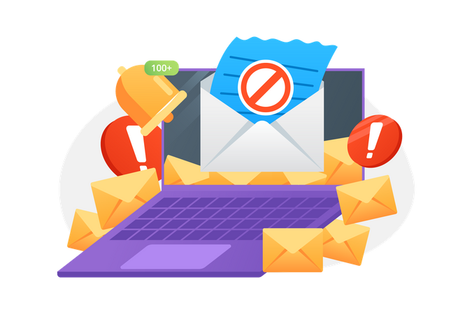 Spam mail  Illustration