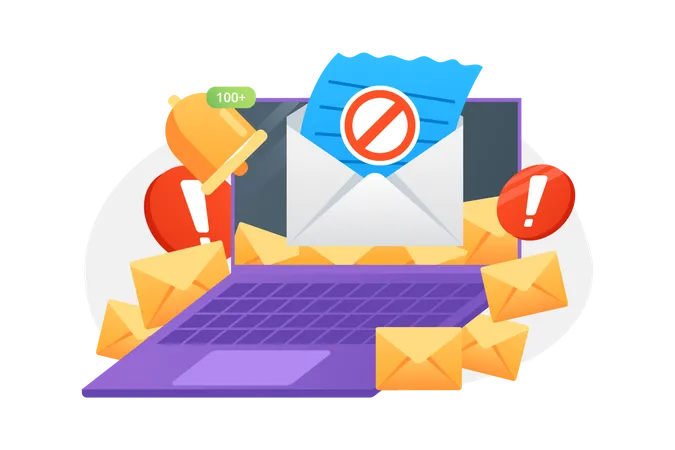Spam mail  Illustration