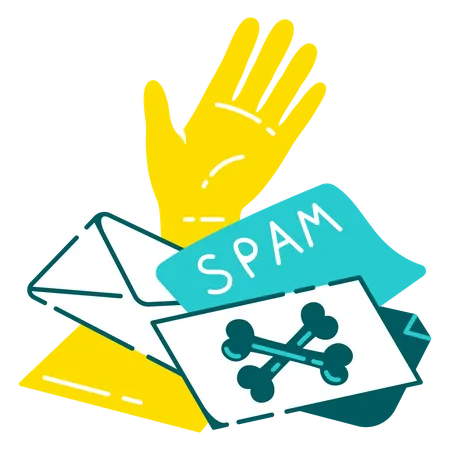 Spam Mailing  Illustration